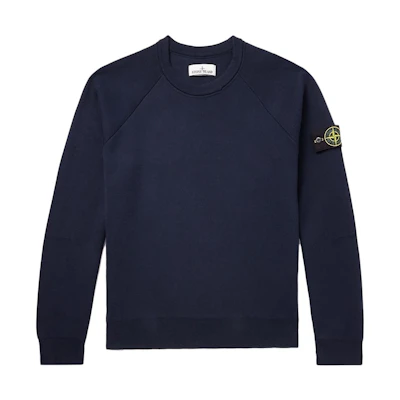 Stone Island Stone Island Patch Logo Crewneck Pullover Sweatshirt Navy Men’s 7915527A6-V0020