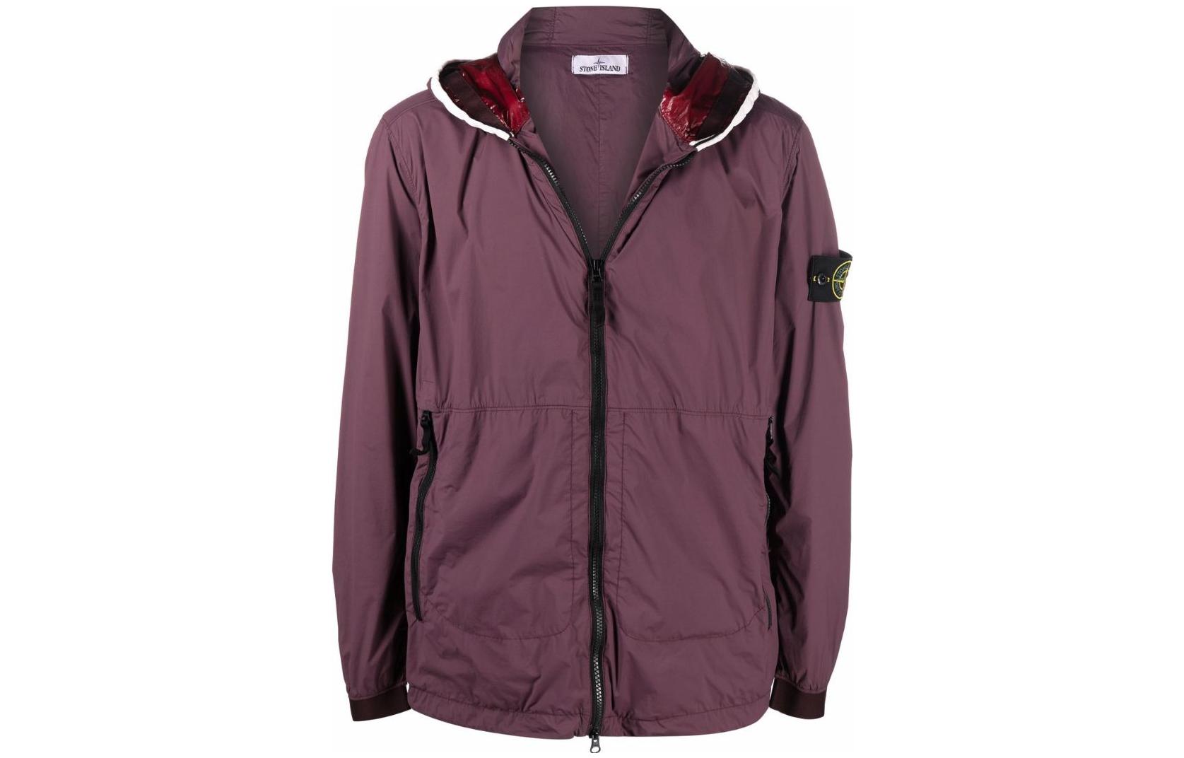 Stone Island Stone Island Patch Zip-Up Hooded Jacket - 761541131-V0011