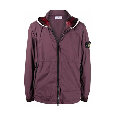 Stone Island Stone Island Patch Zip-Up Hooded Jacket - 761541131-V0011