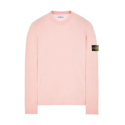 STONE ISLAND Stone Island Solid Color Logo Crewneck Pullover Sweatshirt Mens. 7815532B9-V0083