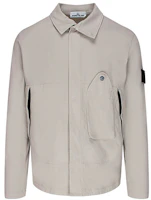 Order Stone Island 彈性斜紋布外套 - 灰色 731510910-V0092