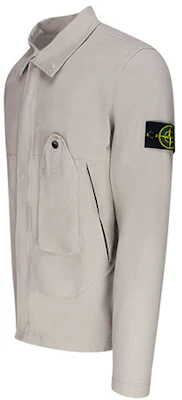 Stone Island Jaket Overshirt Stretch Gabardine - Abu-Abu 731510910-V0092 Shop Stone Island Jaket Overshirt Stretch Gabardine - Abu-Abu 731510910-V0092