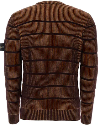 ストーンアイランド ストライプクルーネックニット 長袖セーター ブラウン メンズ 7915513D1-V0011 Lookbook ストーンアイランド ストライプクルーネックニット 長袖セーター ブラウン メンズ 7915513D1-V0011