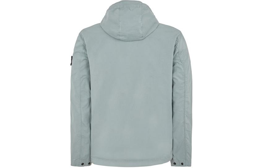 STONE ISLAND Supima® Light Blue Zip-Up Hoodie Jacket Unisex 781543310-V0041 圖 3