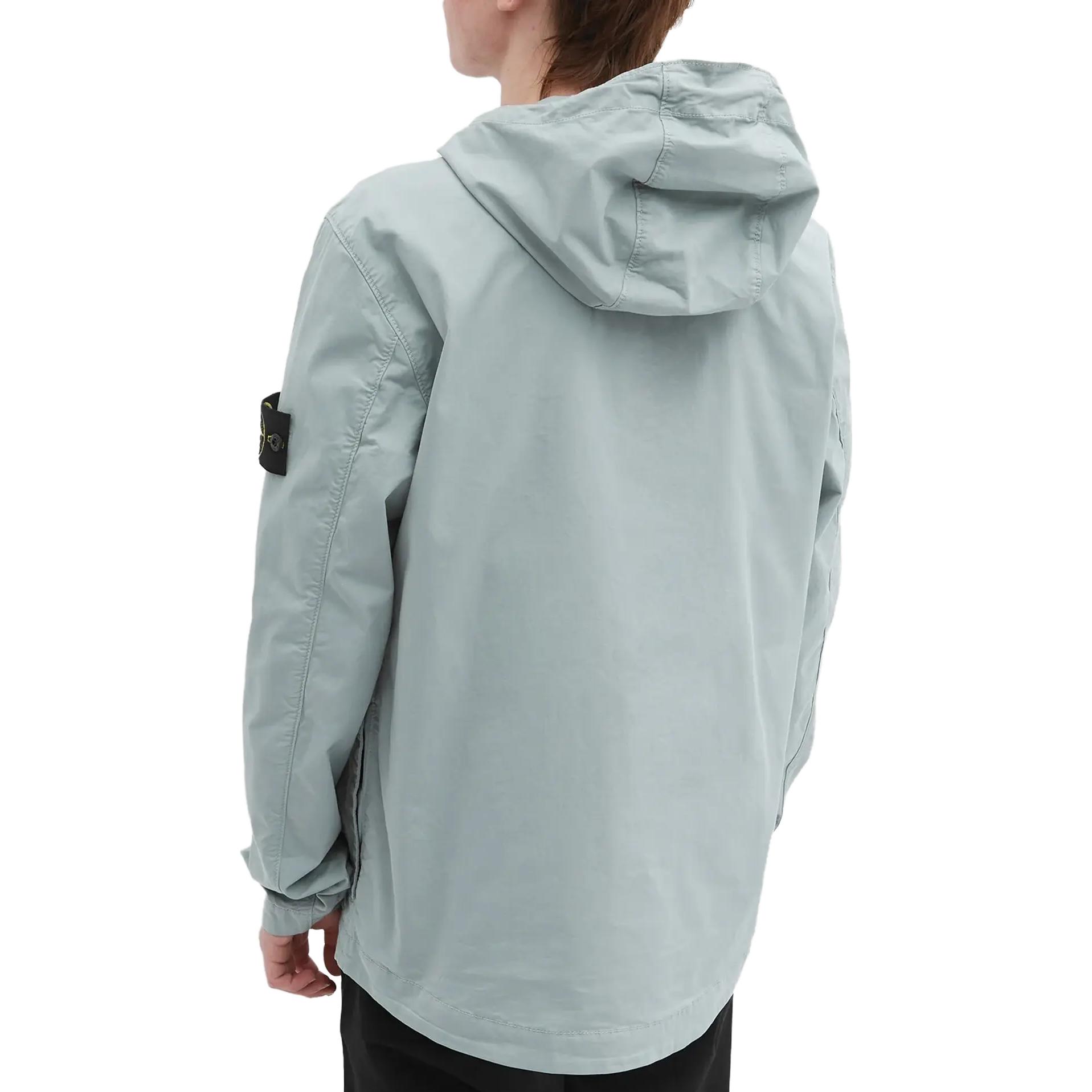 STONE ISLAND Supima® Light Blue Zip-Up Hoodie Jacket Unisex 781543310-V0041 圖 5