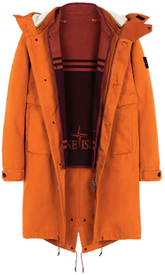 STONE ISLAND Unisex Jaket Parka Hooded Liner Boleh Tanggal - Jingga. 711570449-V0032 Shop STONE ISLAND Unisex Jaket Parka Hooded Liner Boleh Tanggal - Jingga. 711570449-V0032
