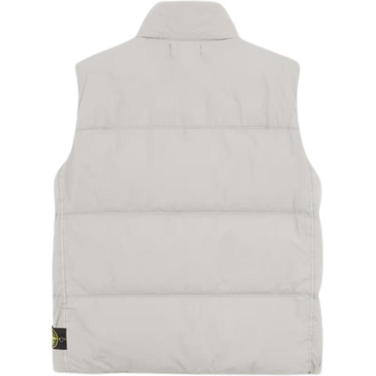 Stone Island Unisex Grey Down-Filled Sleeveless Vest Jacket. 8115G0223-V0060 圖 3