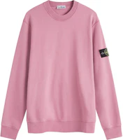 STONE ISLAND Unisex Pink Crewneck Logo Long Sleeve Sweatshirt 811563051-V0086 STONE ISLAND Unisex Pink Crewneck Logo Long Sleeve Sweatshirt 811563051-V0086
