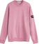 Order 스톤아일랜드 유니섹스 핑크 로고 긴팔 크루넥 스웨트셔츠 811563051-V0086