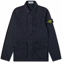 Stone Island Washed Canvas Arm Badge Multi-Pocket Jacket Navy Blue 7415439WN-V0120 Stone Island Washed Canvas Arm Badge Multi-Pocket Jacket Navy Blue 7415439WN-V0120