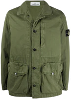 Stone Island Washed Canvas Arm Badge Solid Color Jacket Men 7615439WN-V0158 Stone Island Washed Canvas Arm Badge Solid Color Jacket Men 7615439WN-V0158