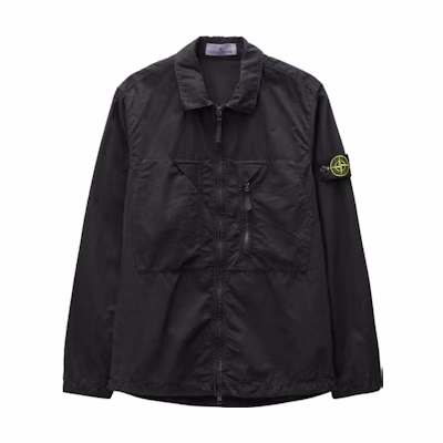 Stone Island Washed Canvas Jacket with Side Zipper Pocket Unisex 7815106WN-V0129