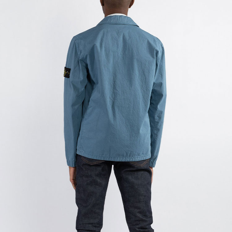 Stone Island Washed Double Pocket Long Sleeve Jacket Men’s - Sugar Gray 7615114WN-V0146 圖 8