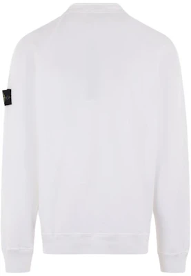 Stone Island 白色圓領徽標補丁長袖休閒運動衫 791561352-V0001 Lookbook Stone Island 白色圓領徽標補丁長袖休閒運動衫 791561352-V0001