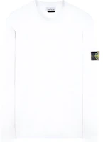 Stone Island White Crewneck Pullover Sweatshirt Thick Cotton Long Sleeve 761563750-V0001 Stone Island White Crewneck Pullover Sweatshirt Thick Cotton Long Sleeve 761563750-V0001