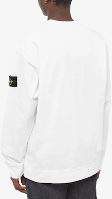 Stone Island Putih Crewneck Pullover Sweatshirt Lengan Panjang Kapas Tebal 761563750-V0001 Details for Stone Island Putih Crewneck Pullover Sweatshirt Lengan Panjang Kapas Tebal 761563750-V0001