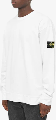 Stone Island Putih Crewneck Pullover Sweatshirt Lengan Panjang Kapas Tebal 761563750-V0001 Sizing Stone Island Putih Crewneck Pullover Sweatshirt Lengan Panjang Kapas Tebal 761563750-V0001