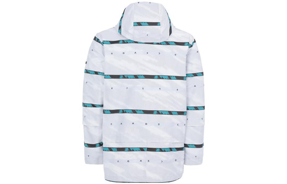 Stone Island White Drawstring Hooded Long Sleeve Jacket Men 721940212-V0001 圖 4