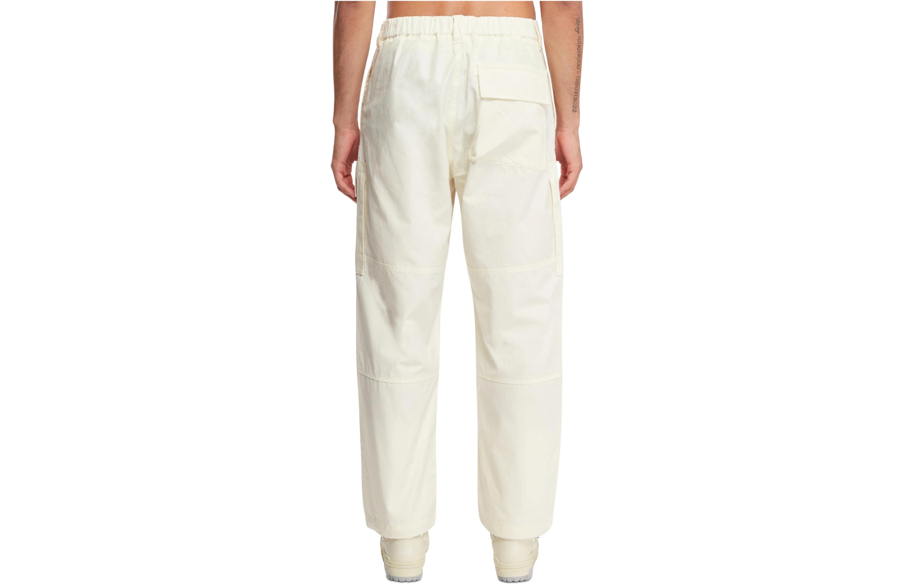 Stone Island White Solid Color Zipper Sweatpants with Logo for Men. 8015309F1-V0099 圖 3