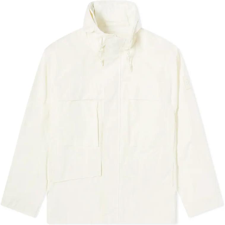 Stone Island White Zip-Up Long Sleeve Jacket 8015433F1-V0099