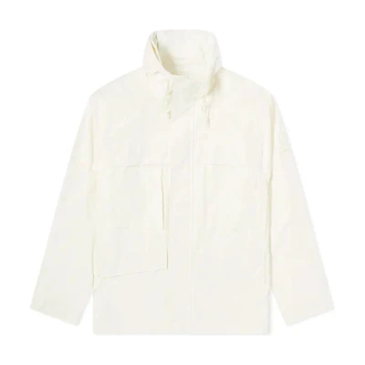Stone Island White Zip-Up Long Sleeve Jacket 8015433F1-V0099