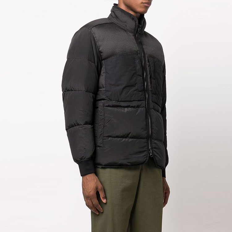 Stone Island Winter Nylon Compass Patch Puffer Jacket Black Unisex 751542840-V0029 圖 4