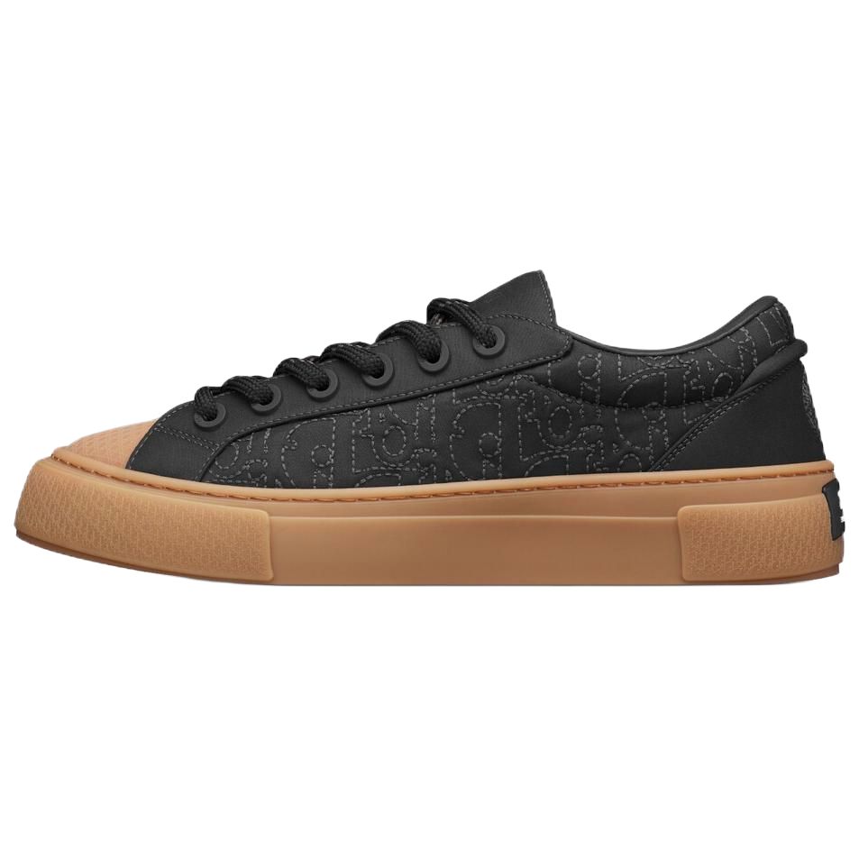 STONE ISLAND x DIOR B33 Chunky Sole Sneakers Black Casual Shoes 3SN303ZAM_H900