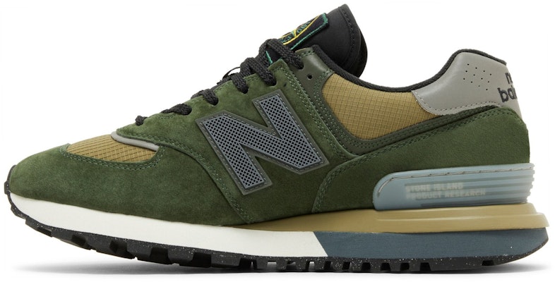 Stone Island x New Balance 574 Legacy 'Hijau Gelap' U574LGIL Shop Stone Island x New Balance 574 Legacy 'Hijau Gelap' U574LGIL