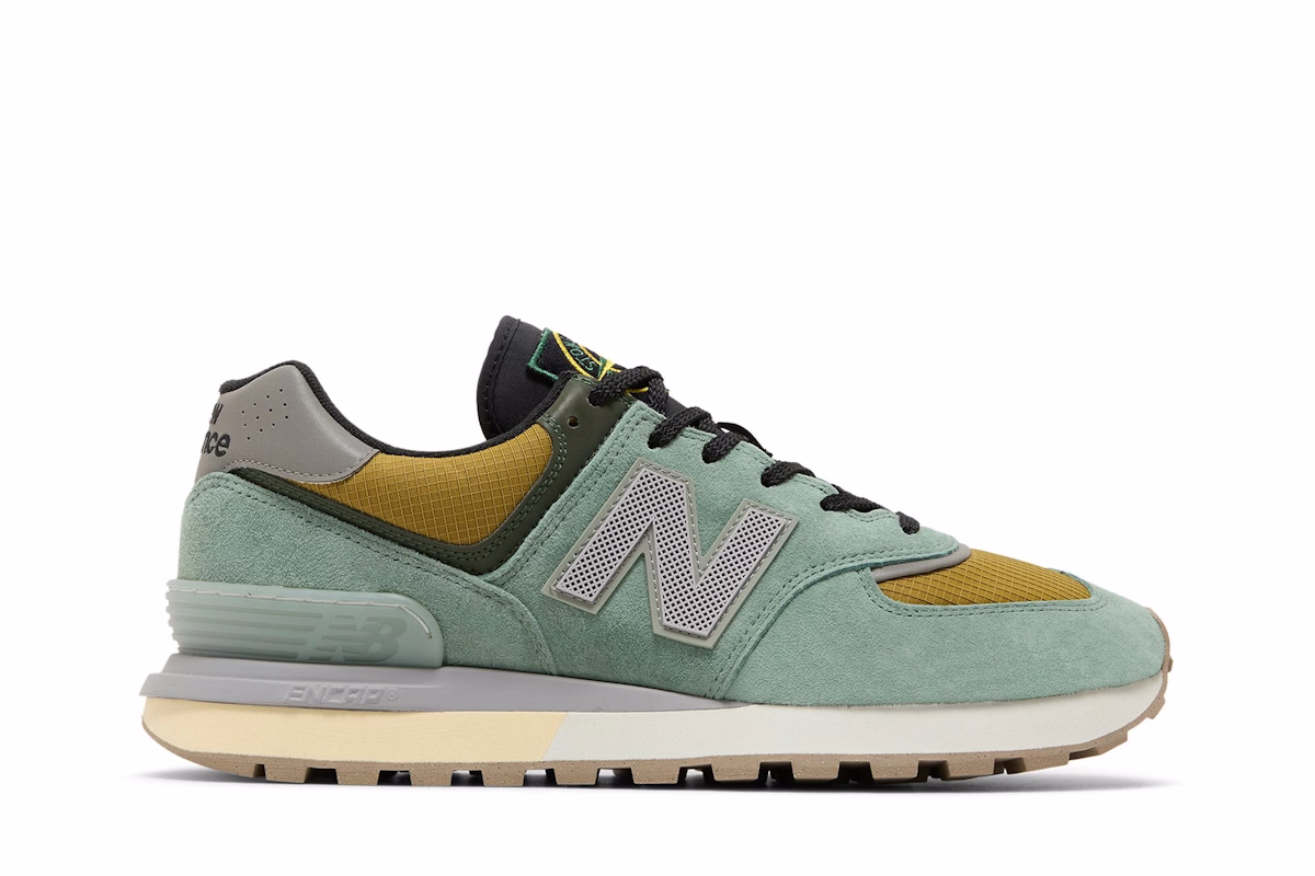 Stone Island x New Balance 574 Legacy 'Light Green'