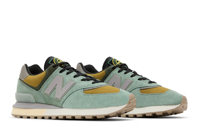 Stone Island x New Balance 574 Legacy 'Light Green'