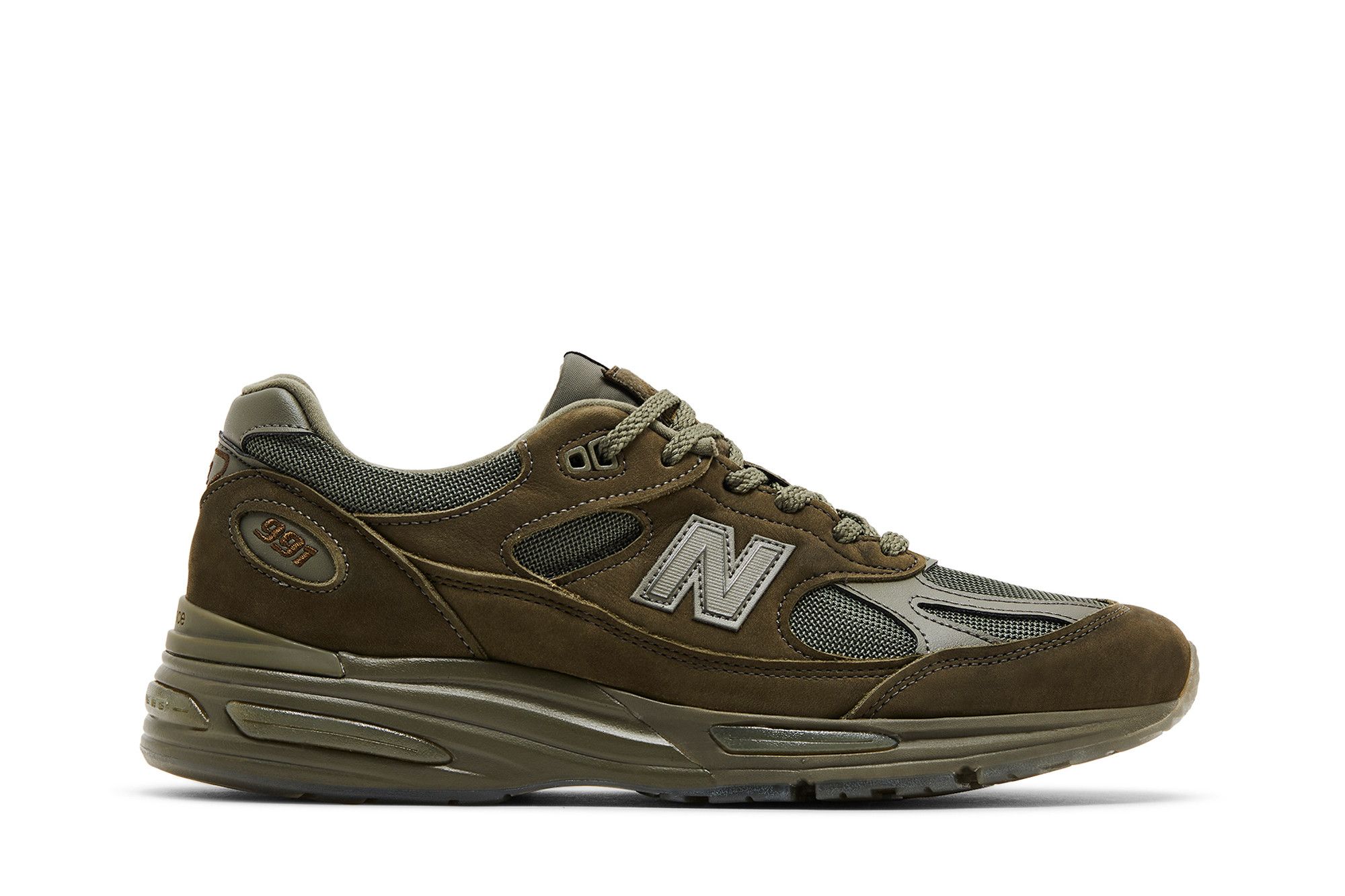 Stone Island x New Balance 991v2 Made in England 'Ghost Pack - Military Green' U991SC2