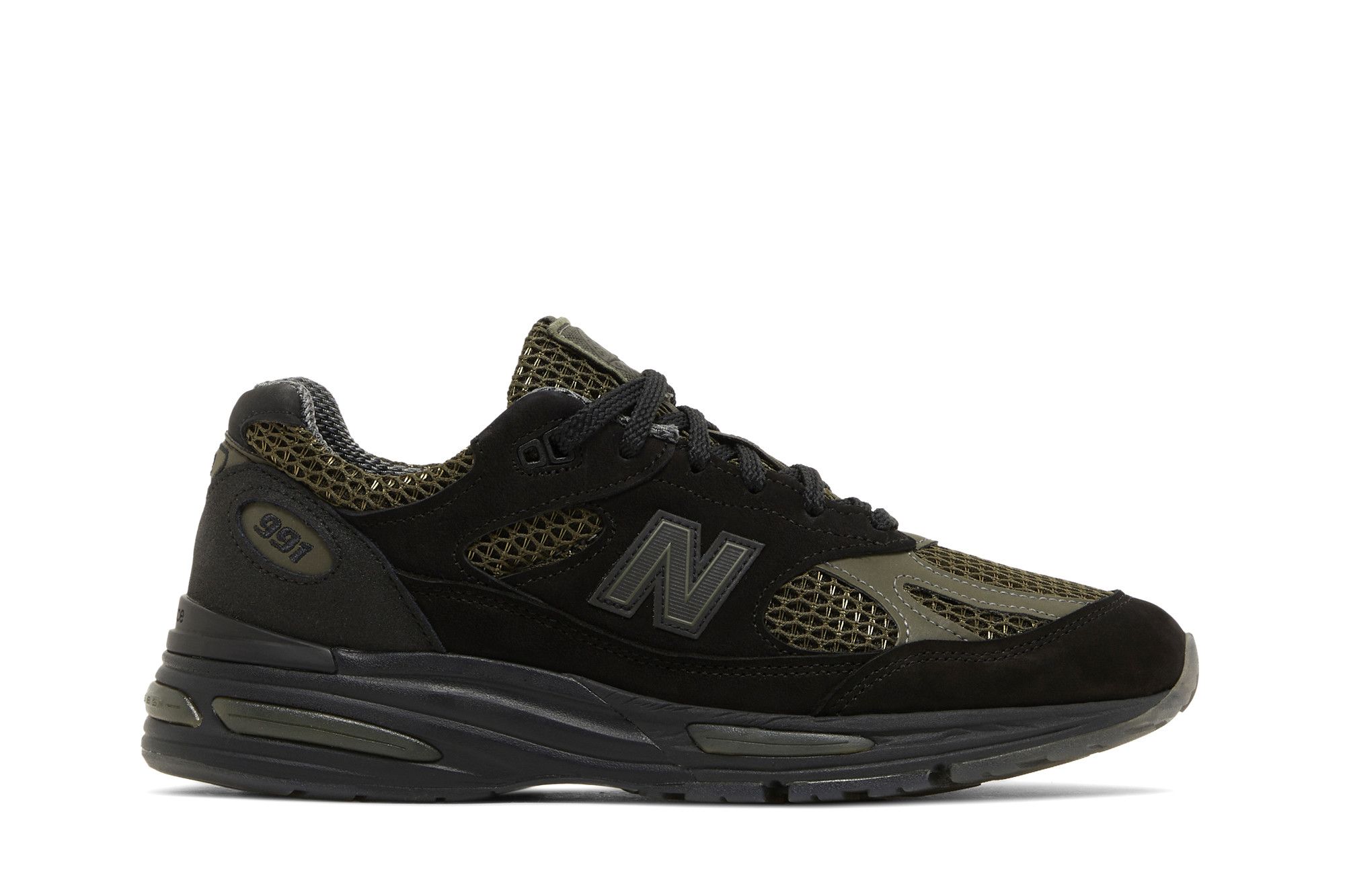 Stone Island x New Balance 991v2 Made in England 'Black' U991SD2