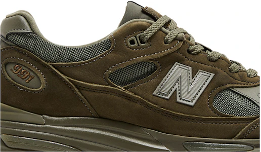 Lookbook Stone Island x New Balance 991v2 Made in England ''Ghost Pack - Militärgrün'' U991SC2