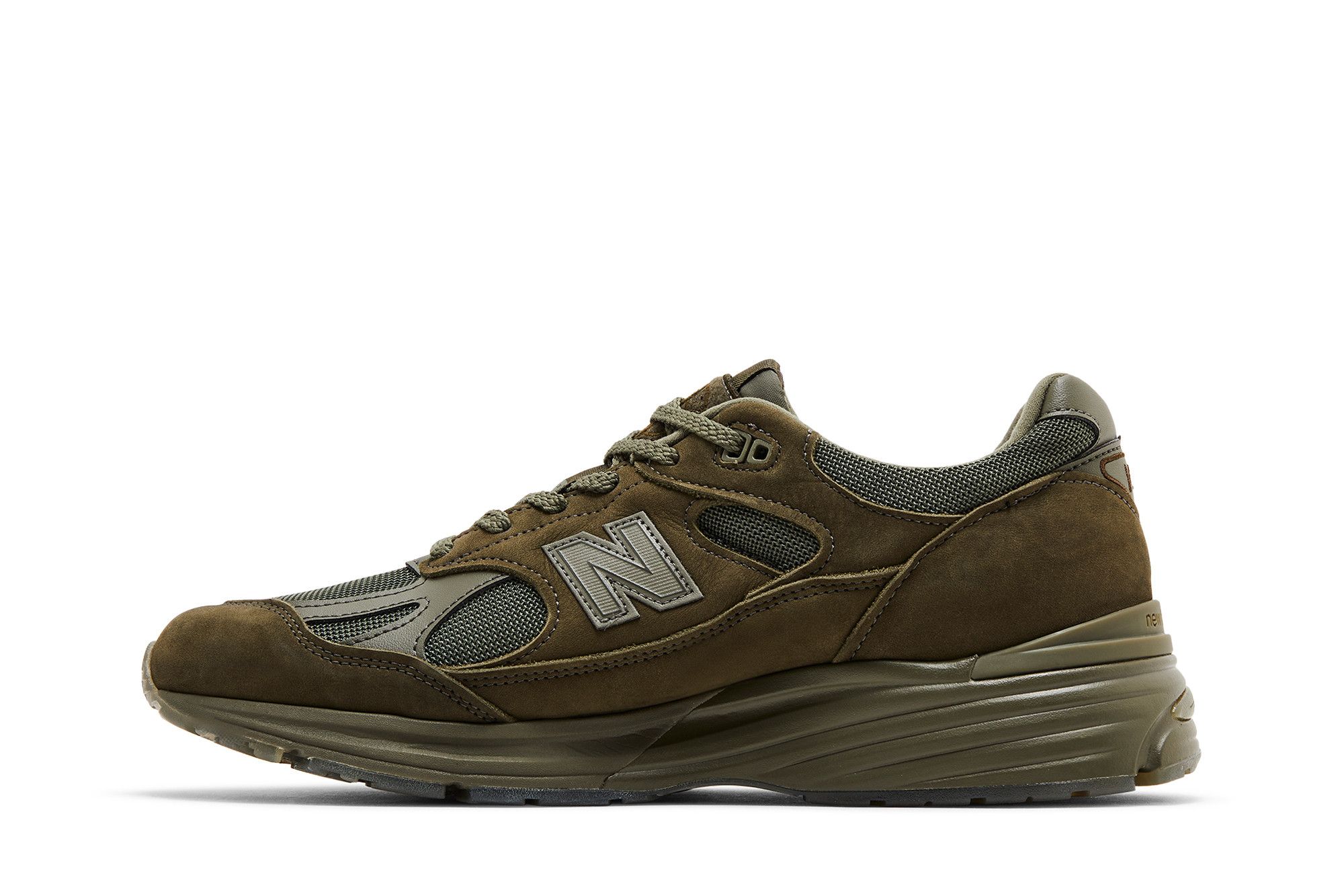 Shop Stone Island x New Balance 991v2 Made in England 'Ghost Pack - Military Green' U991SC2