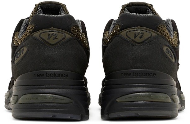 Stone Island x New Balance 991v2 Buatan England 'Hitam' U991SD2 Details for Stone Island x New Balance 991v2 Buatan England 'Hitam' U991SD2