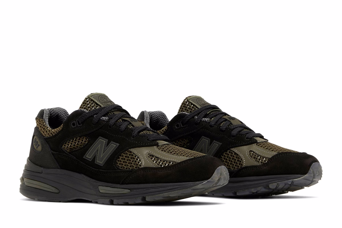 Stone Island x New Balance 991v2 Made in England 'Black'