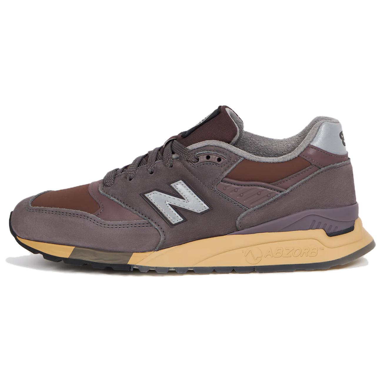 STONE ISLAND x New Balance 998 Brown Low-Top Casual Running Shoes U998PR