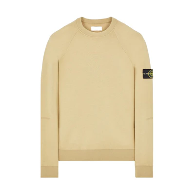 Stone Island Yellow Crewneck Pullover Sweatshirt 7915527A6-V0091