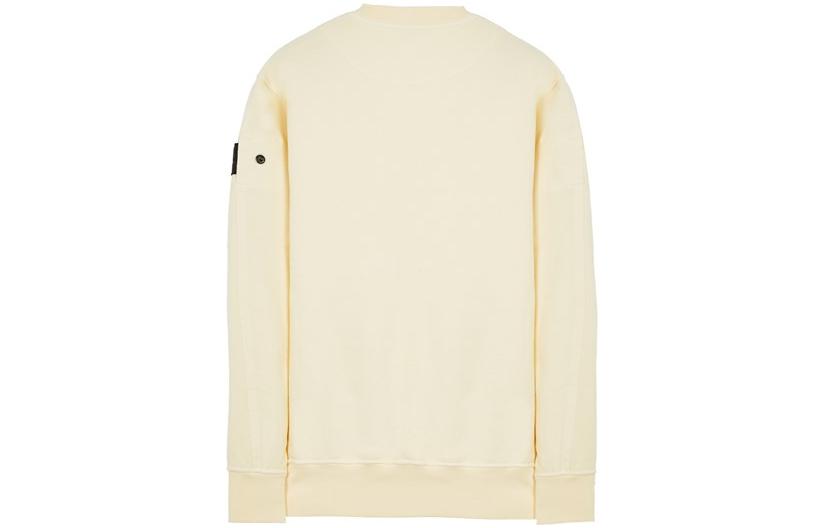 Stone Island Yellow Crewneck Pullover Sweatshirt Men’s Casual Solid Color. 781960619-V0035 圖 3