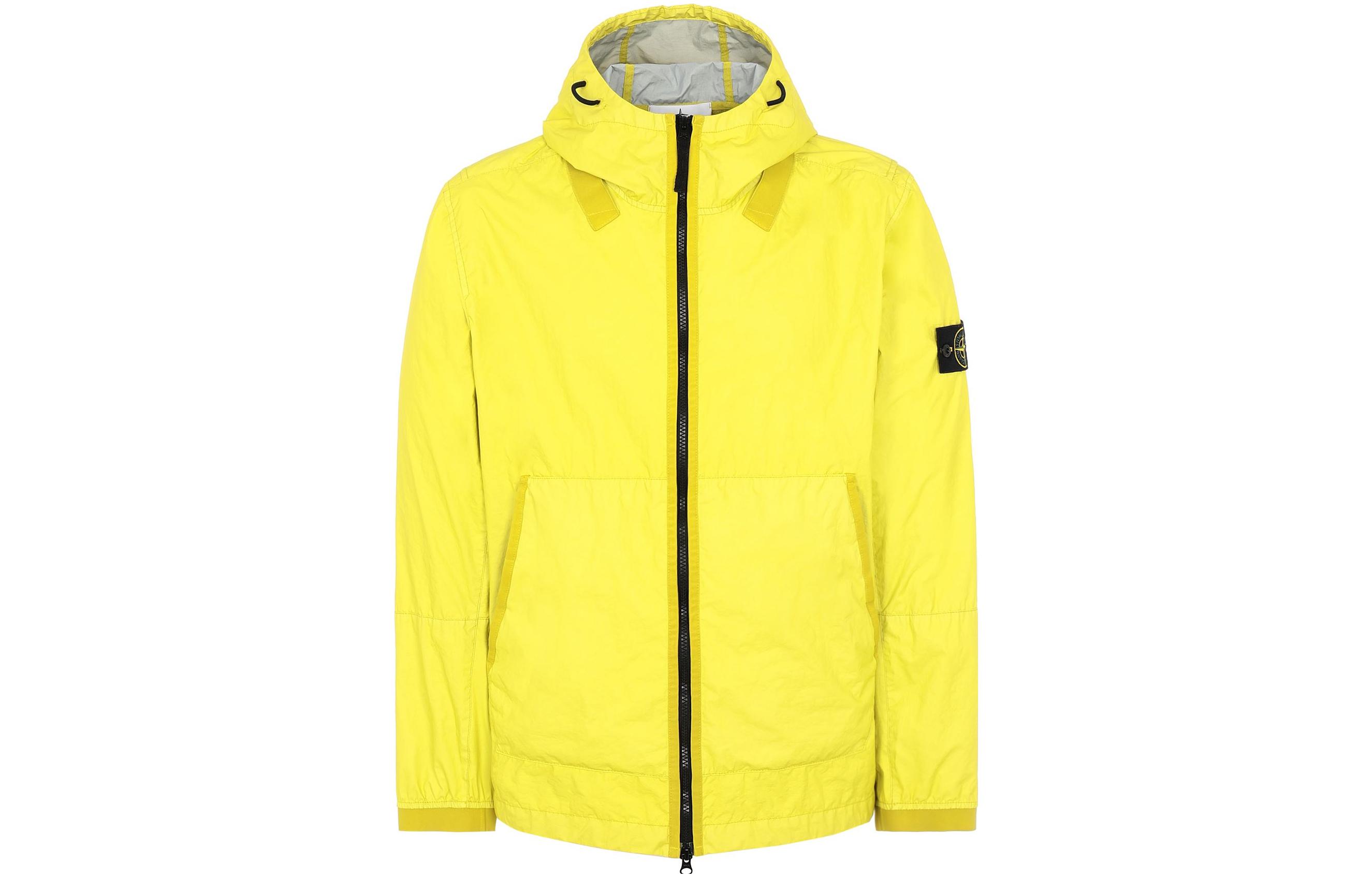 Stone Island Yellow Hoodie Full-Zip Jacket 781543310-V0030