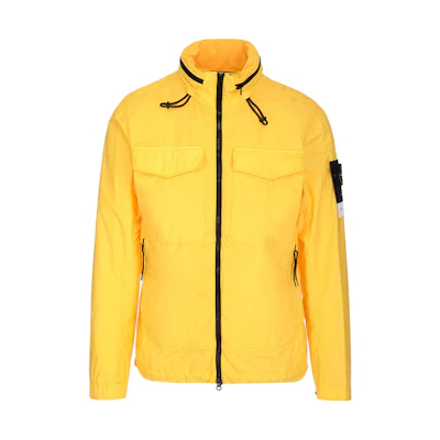 Stone Island Yellow Logo Patch Jacket for Men MO761540532-V0030