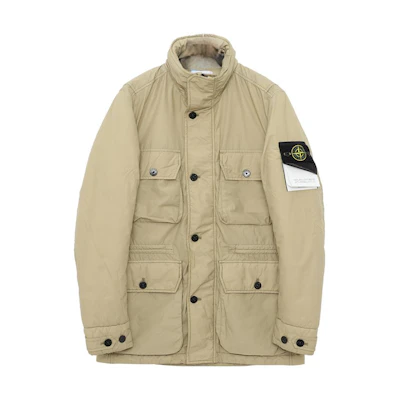 Stone Island Yellow Loose-Fit Long-Sleeve Jacket 791510414-V0091