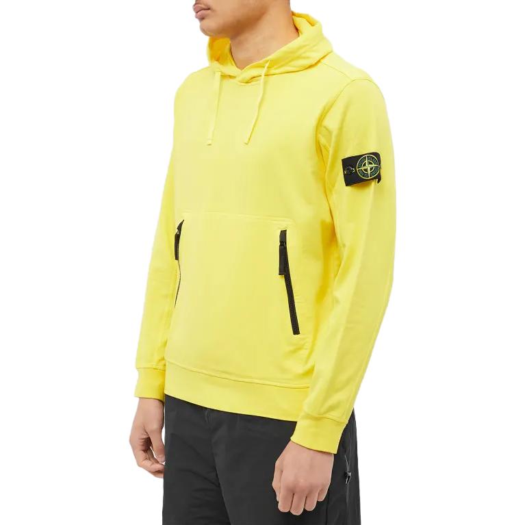 Purchase STONE ISLAND Hoodie Lelaki Kuning dengan Lencana. 781560452-V0030