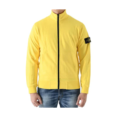 Stone Island Yellow Zip-Up High Neck Jacket 101564351-V0030