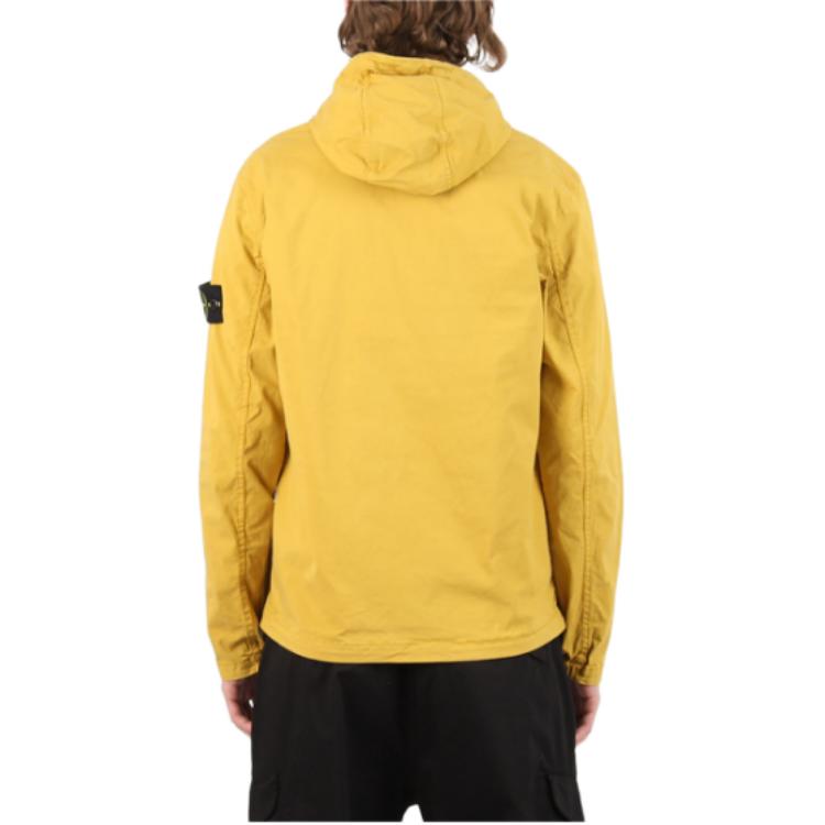 STONE ISLAND Zip-Up Hooded Jacket Yellow . 811510110-V0034 圖 6