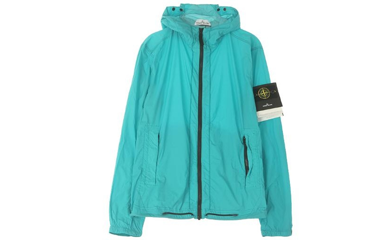 Stone Island Zip-Up Hoodie Jacket Light Blue 721543831-V0042