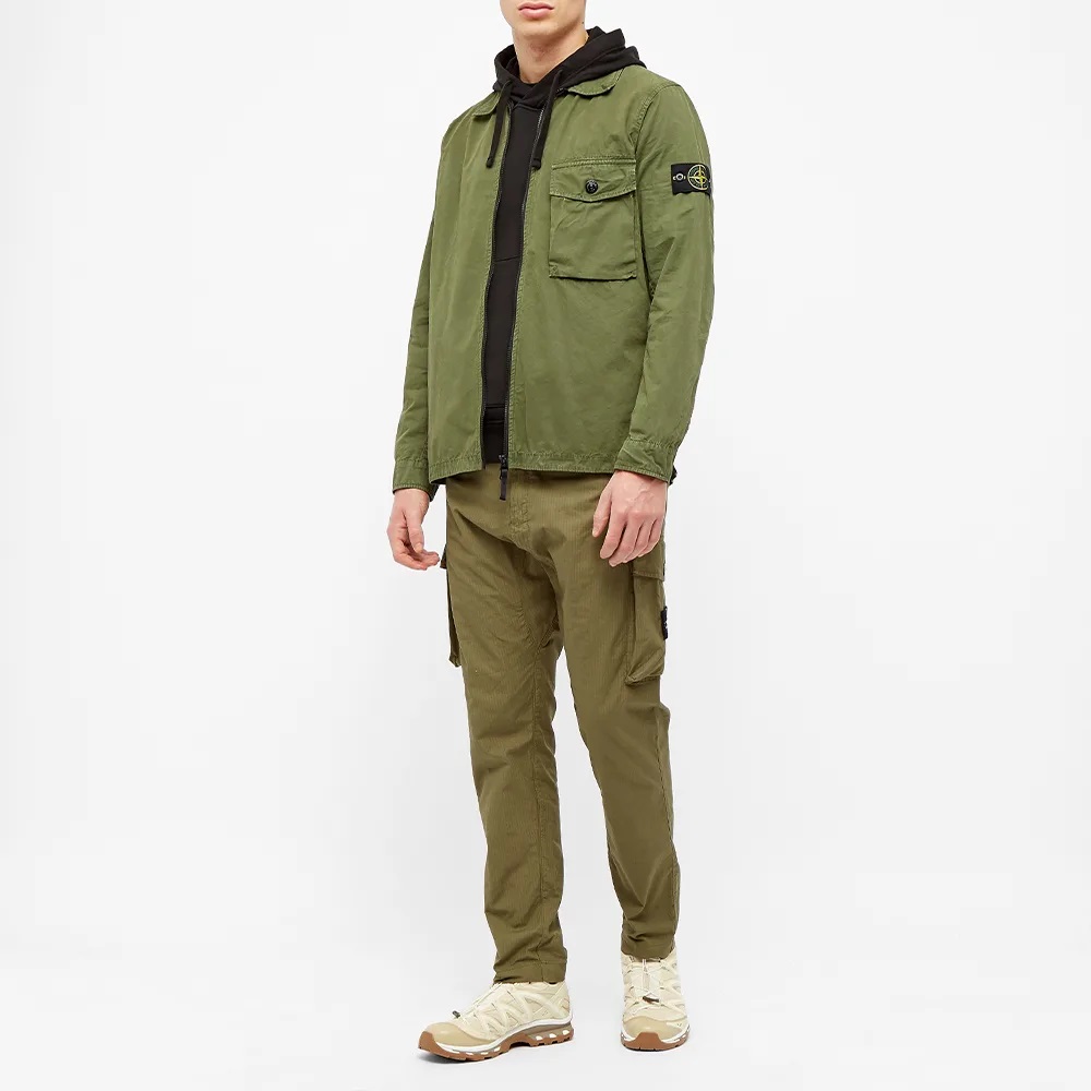 Stone Island Zipper Woven Jacket  Olive Green 7215114WN-V0158 圖 3