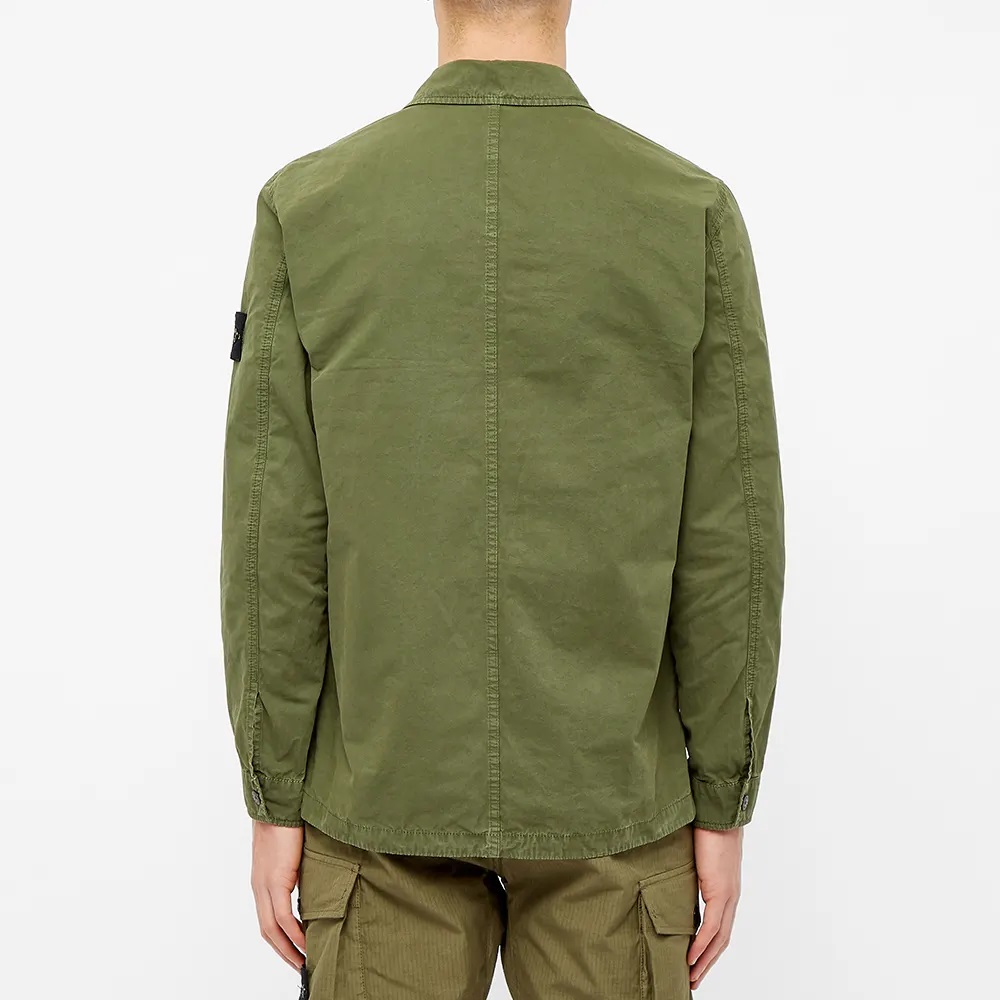 Stone Island Zipper Woven Jacket  Olive Green 7215114WN-V0158 圖 4