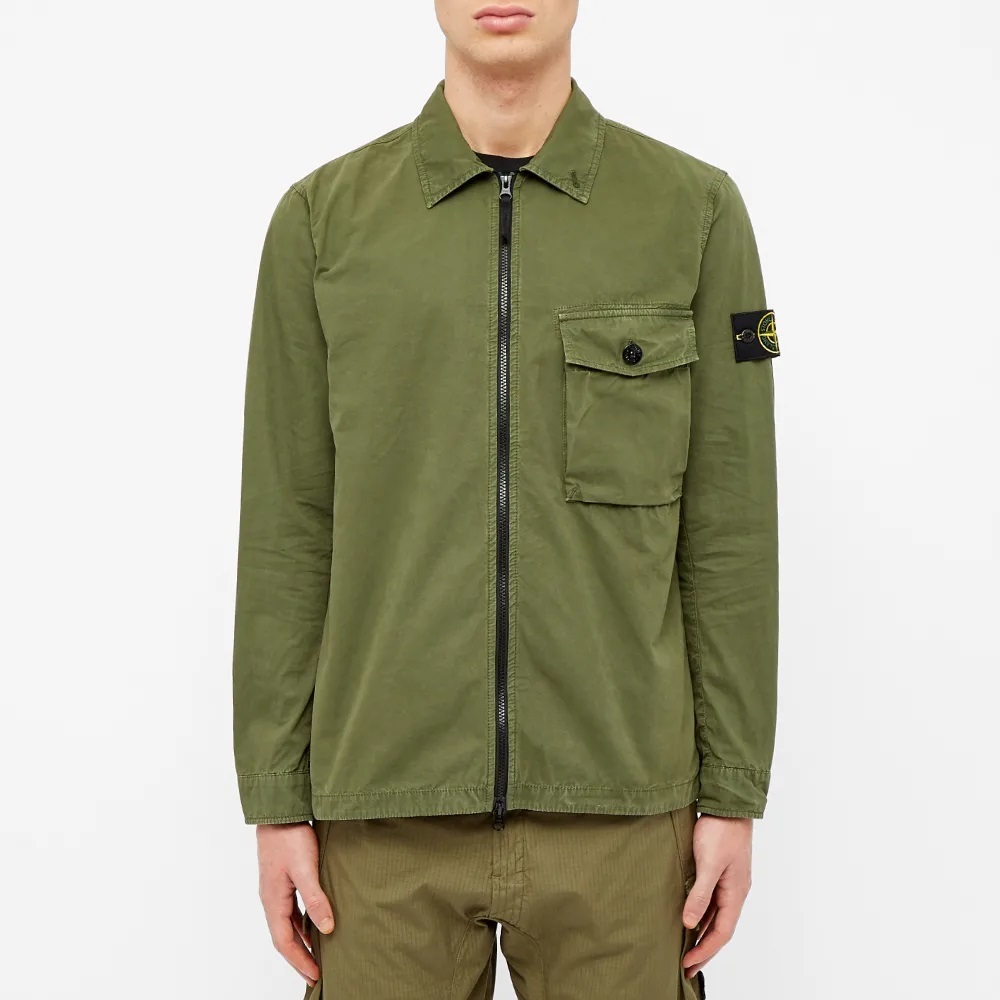 Stone Island Zipper Woven Jacket  Olive Green 7215114WN-V0158 圖 5