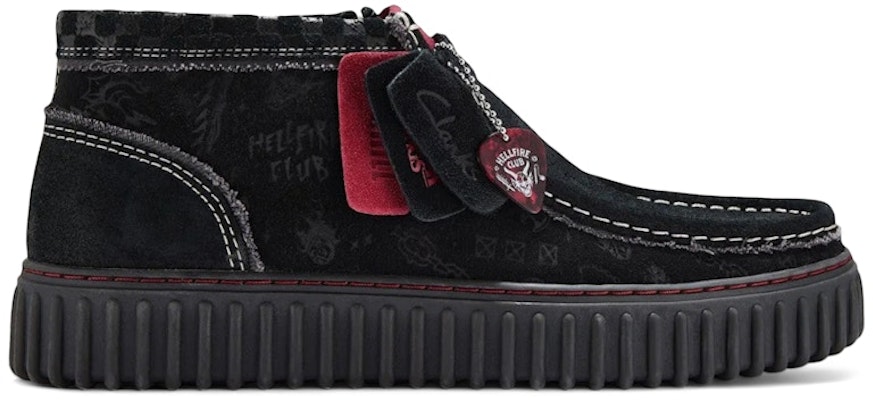 Stranger Things x Clarks Torhill Hi ''Hellfire Club - Hitam'' 26184650 Buy Stranger Things x Clarks Torhill Hi ''Hellfire Club - Hitam'' 26184650
